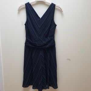 Ralph Lauren fit and flare navy dress